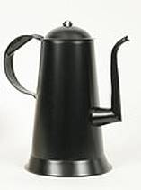 COLONIAL STURBRIDGE COFFEE POT LARGE FOLK ART TIN