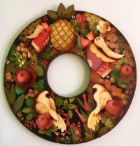 WREATH OF DOVES PATTERN PACKET