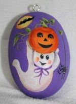 SWEET NOTHINGS PATTERN PACKETS GOURD ORNAMENT "SPOOKY NIGHT"