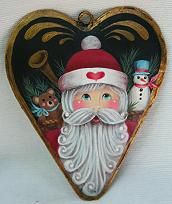 WILLIAMSBURG COLLECTION I  COUNTRY HEART WITH SANTA AND TOYS  PATTERN PACKET