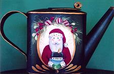 WILLIAMSBURG COLLECTION II  SANTA ON PEPPERMINT TEAPOT  PATTERN PACKET