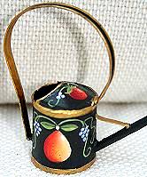 WILLIAMSBURG COLLECTION I  PEAR ON BLACK WATERING CAN  PATTERN PACKET