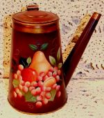 WILLIAMSBURG COLLECTION II  FRUIT ON ANTIQUE DUTCH COFFEE POT  PATTERN PACKET