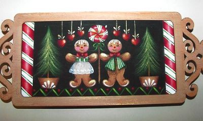 MINI GINGERBREAD TRAY  PATTERN PACKET