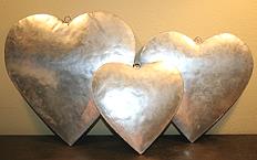 Ornament Puffed Large Wall Hearts