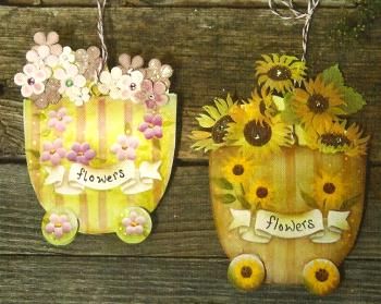 POSIES IN A CART  PATTERN PACKETS