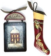 LYNNE ANDREWS ORNAMENTS HOUSE BLESSINGS & GOOD TIDINGS STOCKINGPATTERN PACKET