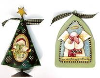 LYNNE ANDREWS ORNAMENTS BELIEVE TREE & THANKFUL ANGELPATTERN PACKET