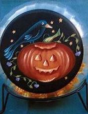 SWEET NOTHINGS PATTERN PACKET  PUMPKIN AND CROW CANDY JAR